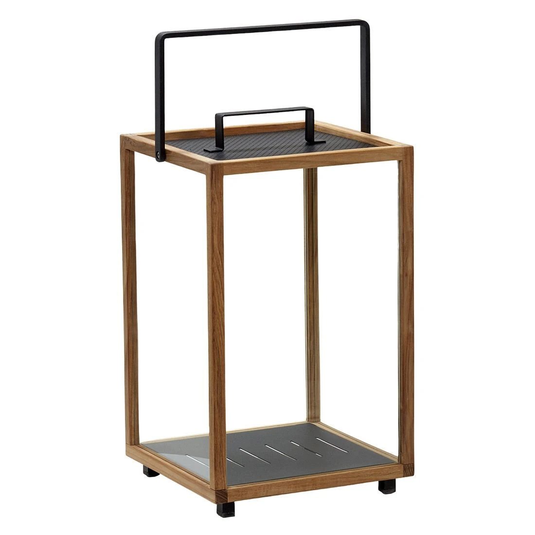 Cane-Line Lighthouse Laterne 33x33x54 Cm Teak/Aluminium Natur/Lava Grey 1 Cane-Line Lighthouse Laterne 33x33x54 Cm Teak/Aluminium Natur/Lava Grey