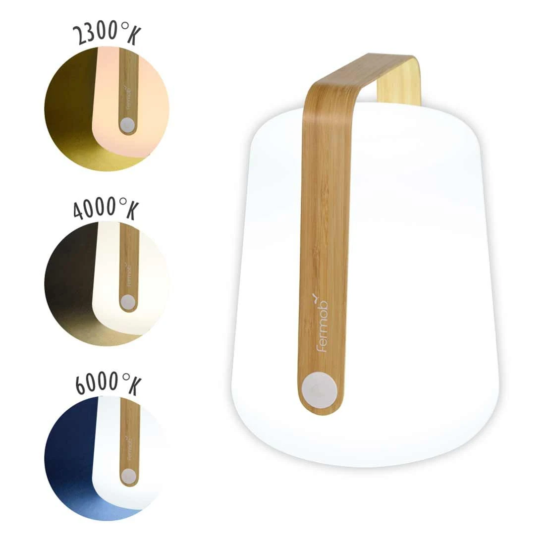 Fermob Balad Outdoor-Lampe 25cm Bambus/Polyethylen Bambus 2 Fermob Balad Outdoor-Lampe 25cm Bambus/Polyethylen Bambus – Bild 2