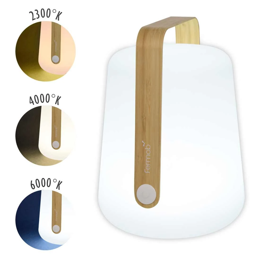 Fermob Balad Outdoor-Lampe 38cm Bambus/Polyethylen Bambus 2 Fermob Balad Outdoor-Lampe 38cm Bambus/Polyethylen Bambus – Bild 2