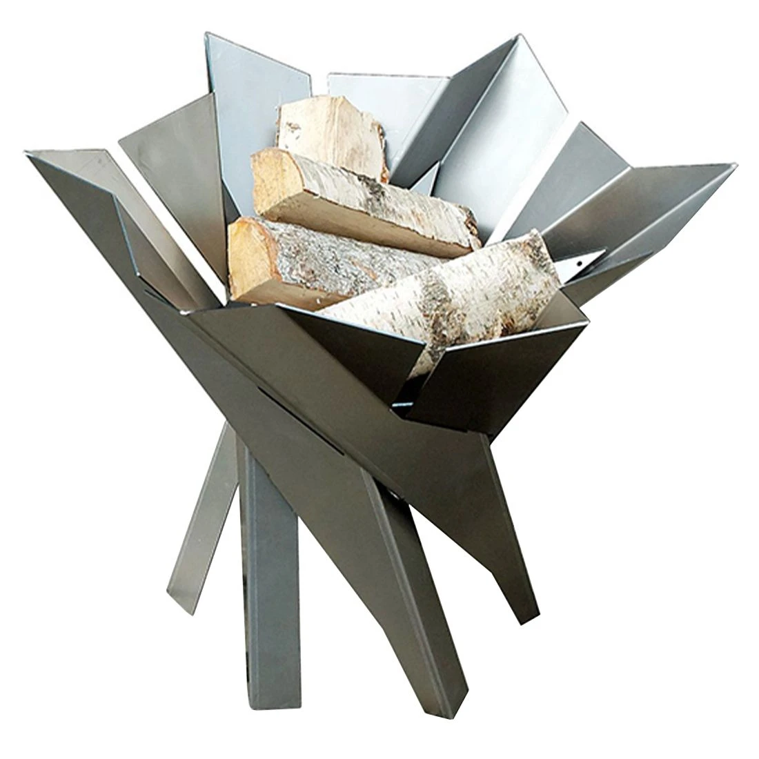 SvenskaV Phoenix Design-Feuerkorb Edelstahl Ø65 Cm 1 SvenskaV Phoenix Design-Feuerkorb Edelstahl Ø65 Cm