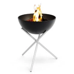 Höfats BOWL 57 Feuerschale Mit Dreibein Edelstahl/Stahl Silber/Schwarz 7 Höfats BOWL 57 Feuerschale Mit Dreibein Edelstahl/Stahl Silber/Schwarz -Deutschland Wellness Gart Verkaufs-Shop hoefats bowl 57 feuerschale mit dreibein edelstahl stahl 1464389 3