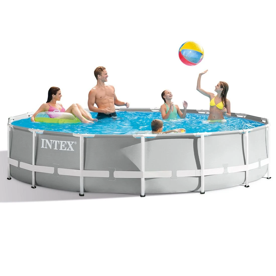 Intex PrismFrame Pool-Set Inkl GS Filterpumpe Ø457x107cm 1 Intex PrismFrame Pool-Set Inkl GS Filterpumpe Ø457x107cm