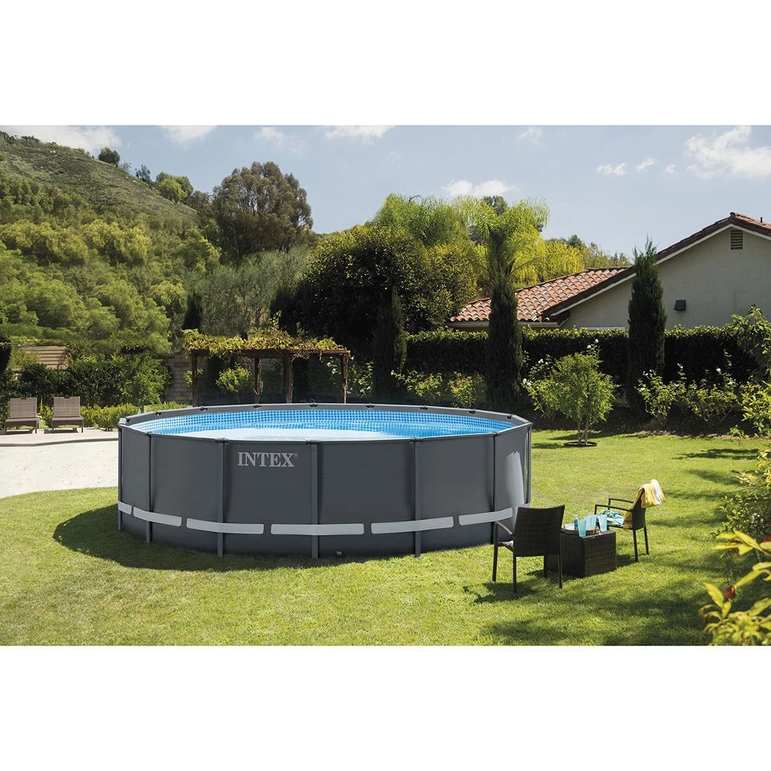 Intex Ultra XTR Frame Pool-Set Inkl. Sandfilter Ø549x132cm 2 Intex Ultra XTR Frame Pool-Set Inkl. Sandfilter Ø549x132cm – Bild 2