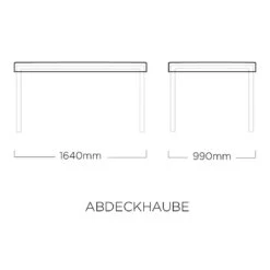 Kettler Gartentisch Schutzhülle 160x95 Cm Polyester Grau-Silber 7 Kettler Gartentisch Schutzhülle 160x95 Cm Polyester Grau-Silber -Deutschland Wellness Gart Verkaufs-Shop kettler abdeckhaube fur tischplatte 160x95 cm polyester grau silber 1270976 3