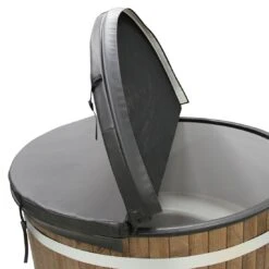 KIRAMI Comfort Steady M Badefass-Set Hot Tub Ø170cm Natur/Caramel Beige 12 KIRAMI Comfort Steady M Badefass-Set Hot Tub Ø170cm Natur/Caramel Beige -Deutschland Wellness Gart Verkaufs-Shop kirami comfort steady m badefass set durchm170cm 1383011 5