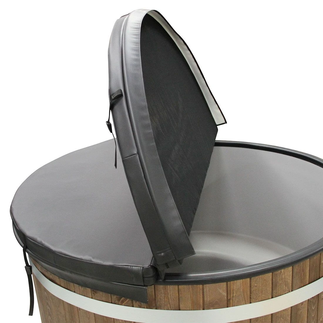 KIRAMI Comfort Steady M Badefass-Set Hot Tub Ø170cm Natur/Caramel Beige 5 KIRAMI Comfort Steady M Badefass-Set Hot Tub Ø170cm Natur/Caramel Beige – Bild 5