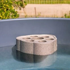 KIRAMI Original Breezy M Badefass-Set Hot Tub Ø170cm Coal Black/Light Grey -Deutschland Wellness Gart Verkaufs-Shop kirami original breezy m badefass set durchm170cm 1381548 7