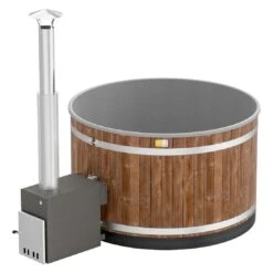 KIRAMI Original Breezy M Badefass-Set Hot Tub Ø170cm Dark Walnut/Light Grey 15 KIRAMI Original Breezy M Badefass-Set Hot Tub Ø170cm Dark Walnut/Light Grey -Deutschland Wellness Gart Verkaufs-Shop kirami original breezy m badefass set durchm170cm 1383121 1