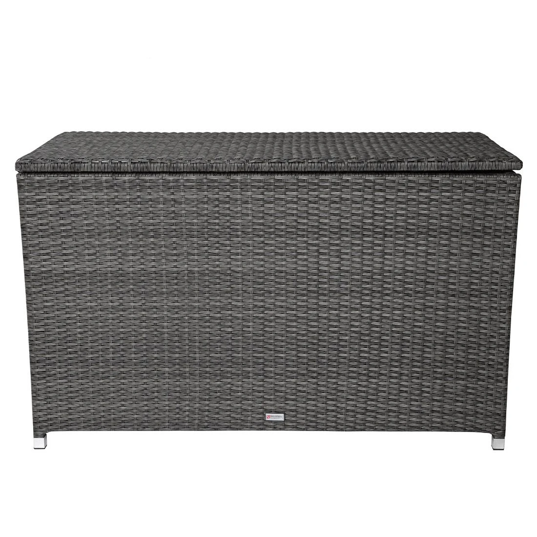 LC Garden Barcelona Gartenbox 152x68cm Aluminium/Geflecht Anthrazit/Grau Mix 3 LC Garden Barcelona Gartenbox 152x68cm Aluminium/Geflecht Anthrazit/Grau Mix – Bild 3