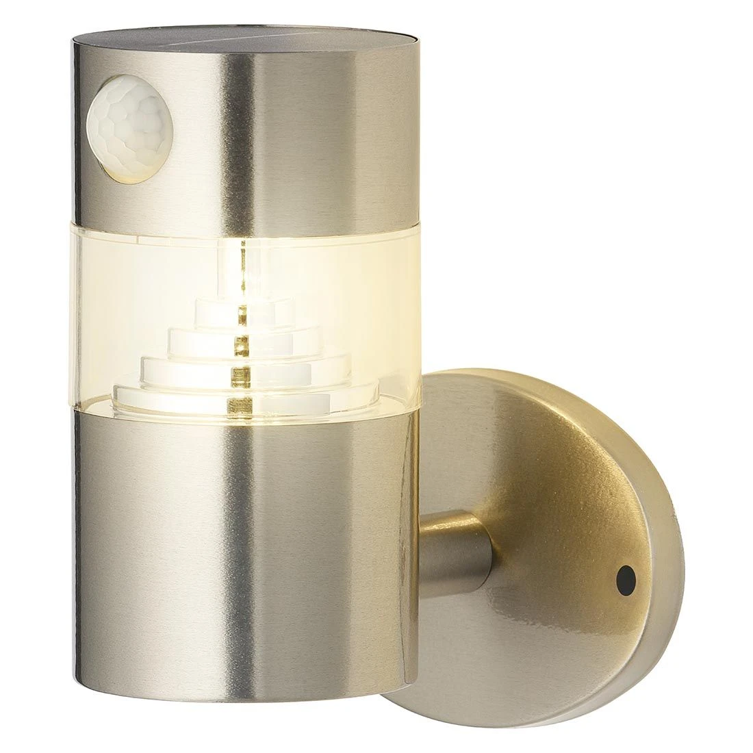 Lumineo Solar Außenwandbeleuchtung 11x12,2x16cm Silber 2 Lumineo Solar Außenwandbeleuchtung 11x12,2x16cm Silber – Bild 2