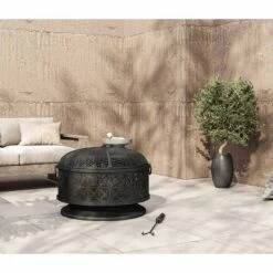 OUTLIV. Feuerkorb Ø80x50cm Stahl Schwarz 17 OUTLIV. Feuerkorb Ø80x50cm Stahl Schwarz -Deutschland Wellness Gart Verkaufs-Shop outliv feuerkorb durchm80x50cm stahl 1422248 8