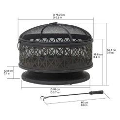 OUTLIV. Feuerkorb Ø80x50cm Stahl Schwarz 18 OUTLIV. Feuerkorb Ø80x50cm Stahl Schwarz -Deutschland Wellness Gart Verkaufs-Shop outliv feuerkorb durchm80x50cm stahl 1422248 9