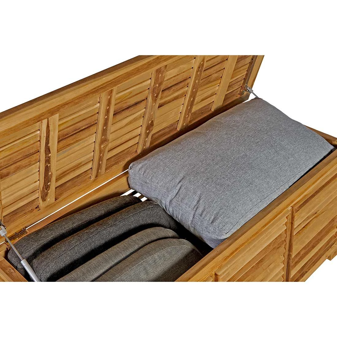 OUTLIV. Ventara Gartenbox 128x52x62cm Teak Natur 11 OUTLIV. Ventara Gartenbox 128x52x62cm Teak Natur – Bild 11