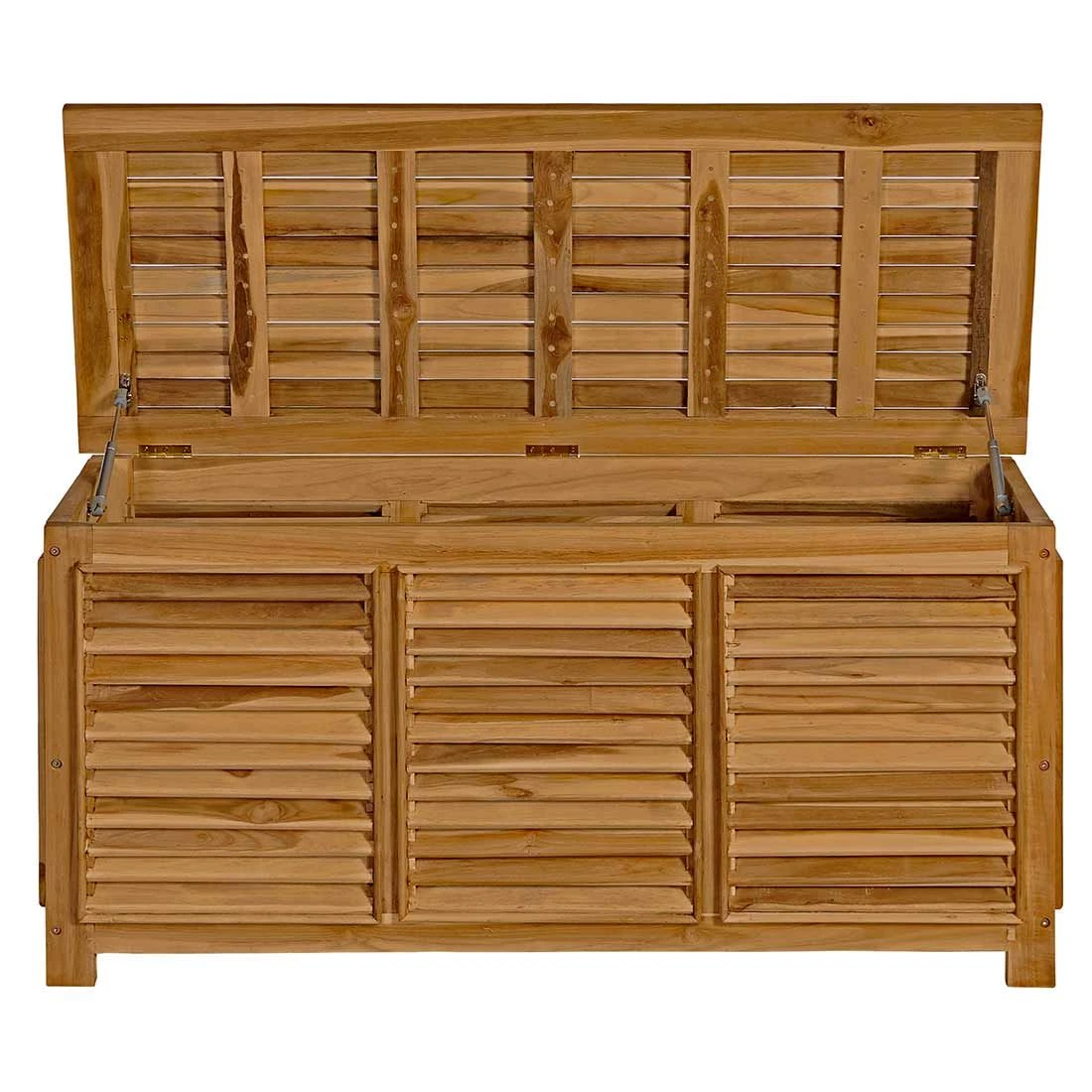 OUTLIV. Ventara Gartenbox 128x52x62cm Teak Natur 5 OUTLIV. Ventara Gartenbox 128x52x62cm Teak Natur – Bild 5