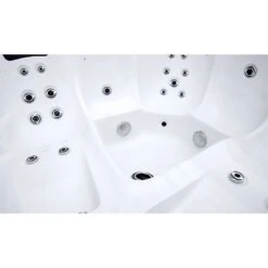 PLANET SPA Biskaya Domenico Whirlpool 216x216cm Dark Grey/Silber Marble -Deutschland Wellness Gart Verkaufs-Shop planet spa biskaya domenico whirlpool 216x216cm 1391646 3