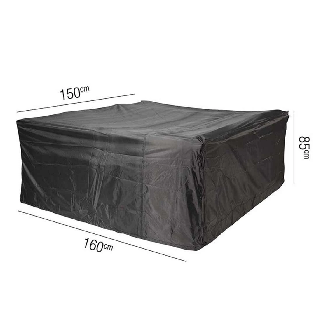 AeroCover Gartenmöbel-Set Schutzhülle 160x150x85cm Polyester Uni Anthrazit 2 AeroCover Gartenmöbel-Set Schutzhülle 160x150x85cm Polyester Uni Anthrazit – Bild 2