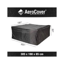 AeroCover Gartenmöbel-Set Schutzhülle 305x190x85cm Polyester Uni Anthrazit 16 AeroCover Gartenmöbel-Set Schutzhülle 305x190x85cm Polyester Uni Anthrazit -Deutschland Wellness Gart Verkaufs-Shop sitzgruppenhulle 305x190x85cm 7