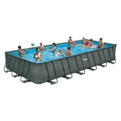 Summer Fun Elite Frame Pool Set 732x366x132cm Grau -Deutschland Wellness Gart Verkaufs-Shop summer fun elite frame pool set 732x366x132cm 1419740 11