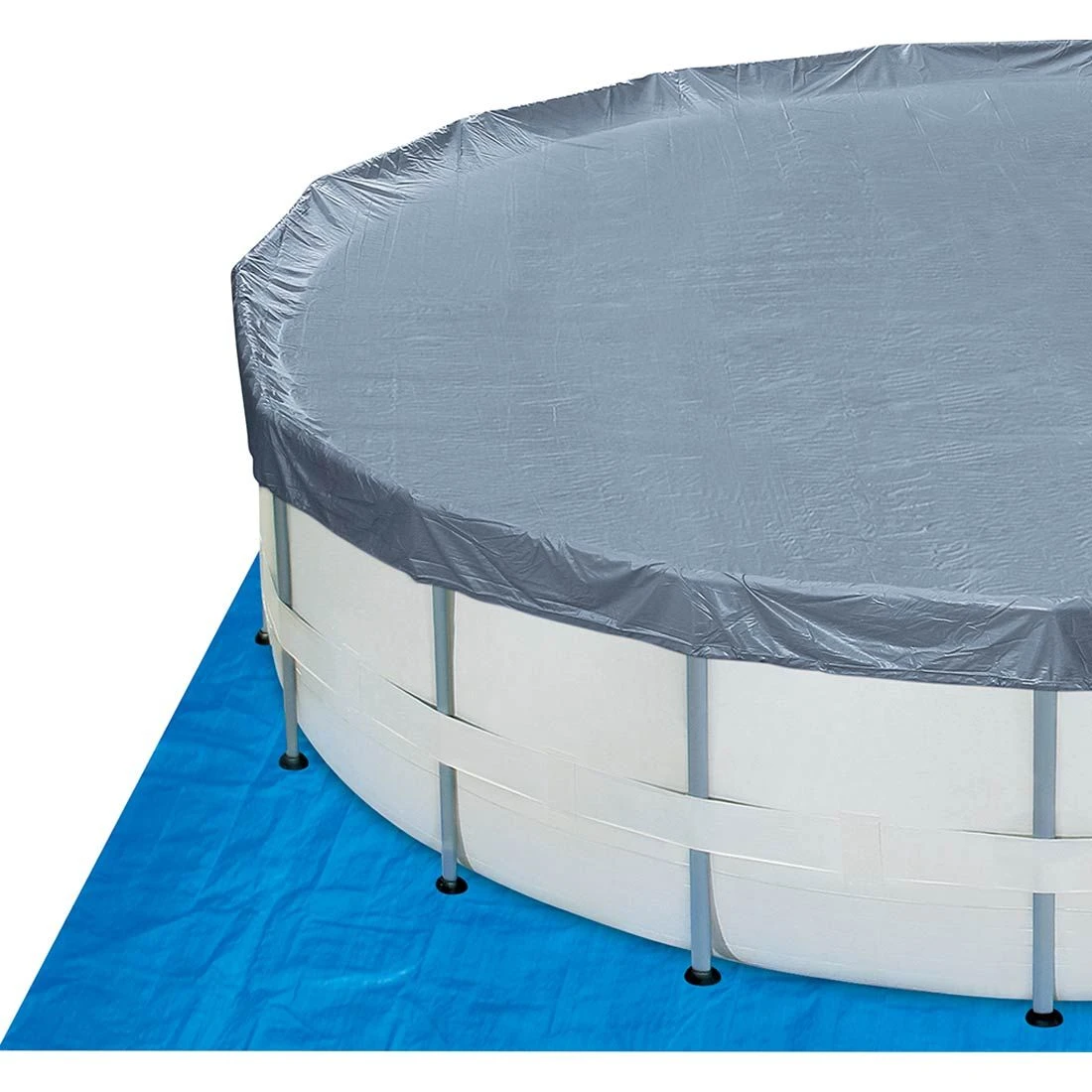 Summer Fun Elite Frame Pool Set Ø488x122cm Weiß 3 Summer Fun Elite Frame Pool Set Ø488x122cm Weiß – Bild 3