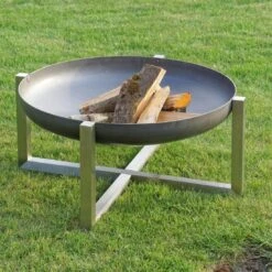 SvenskaV Cross XXL Feuerschale Ø63cm Rohstahl Schwarz 5 SvenskaV Cross XXL Feuerschale Ø63cm Rohstahl Schwarz -Deutschland Wellness Gart Verkaufs-Shop svenskav cross xxl feuerschale o63cm rohstahl schwarz 1168808 3