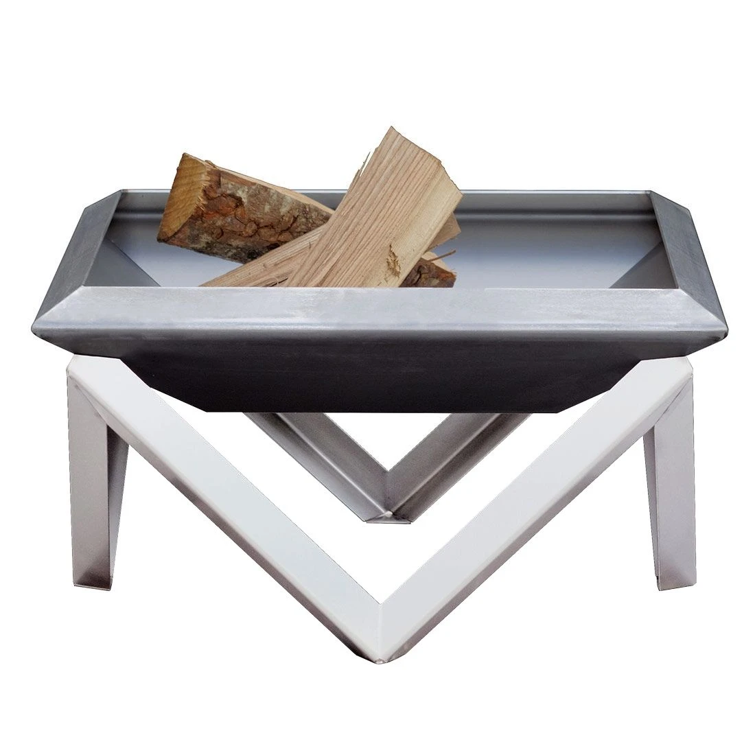 SvenskaV Gilge Design-Feuerschale 63x63x35 Cm Edelstahl Gebürstet 1 SvenskaV Gilge Design-Feuerschale 63x63x35 Cm Edelstahl Gebürstet