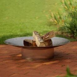 SvenskaV Grace Design-Feuerschale Ø80x20cm Edelstahl -Deutschland Wellness Gart Verkaufs-Shop svenskav grace design feuerschale o80 0x20 0cm edelstahl 1016370 3