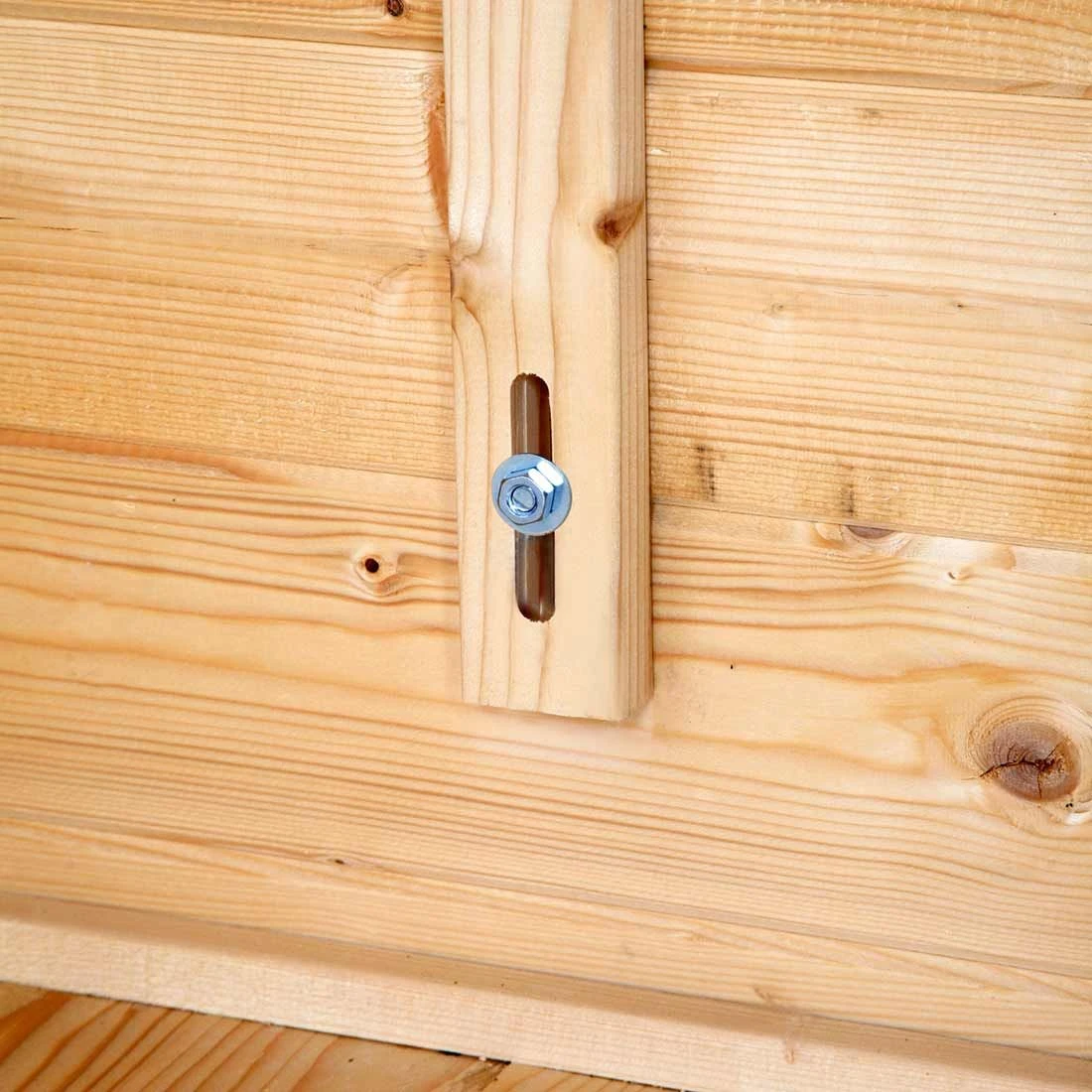 Wolff Finnhaus Bornholm 40-A Typ 4 Gartenhaus 290x240cm Mit Dreieckglas-Tür Natur 4 Wolff Finnhaus Bornholm 40-A Typ 4 Gartenhaus 290x240cm Mit Dreieckglas-Tür Natur – Bild 4