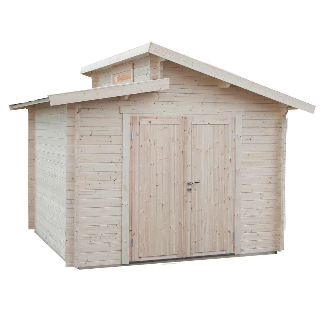Wolff Finnhaus Bornholm 40-B Typ 1 Gartenhaus 320x320cm Mit Vollholz-Tür Natur 1 Wolff Finnhaus Bornholm 40-B Typ 1 Gartenhaus 320x320cm Mit Vollholz-Tür Natur