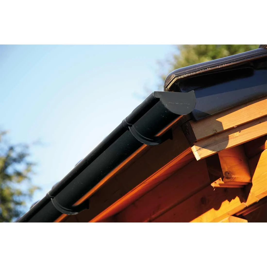 Wolff Finnhaus Dachrinne 401A Pult-/Flachdach Kunststoff Anthrazit 1 Wolff Finnhaus Dachrinne 401A Pult-/Flachdach Kunststoff Anthrazit