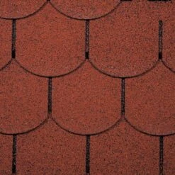 Wolff Finnhaus Dachschindeln Biberschwanz Rot