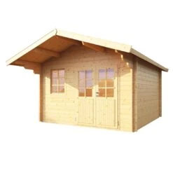 Wolff Finnhaus Lisa 44-B Gartenhaus Natur