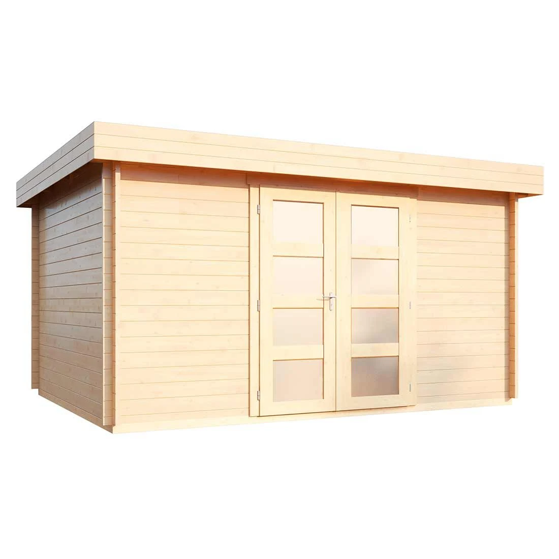 Wolff Finnhaus Metz B Gartenhaus 400x300cm Doppeltür Mit Milchglas Natur 1 Wolff Finnhaus Metz B Gartenhaus 400x300cm Doppeltür Mit Milchglas Natur