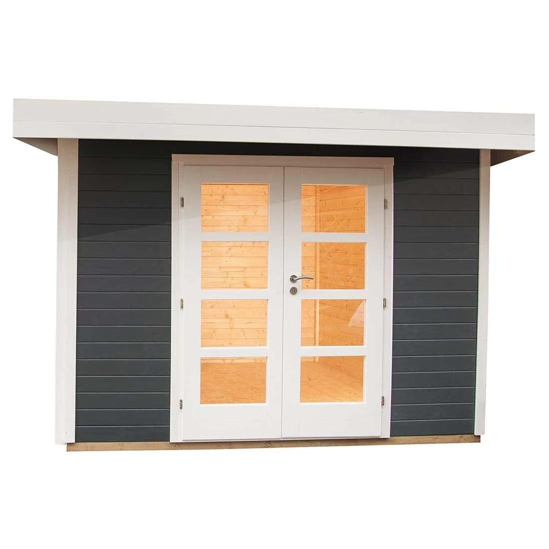 Wolff Finnhaus Relax B Gartenhaus Anthrazit 1 Wolff Finnhaus Relax B Gartenhaus Anthrazit