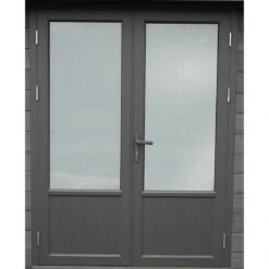 Wolff Finnhaus WPC-Trend D Gartenhaus 287x287cm + Doppeltür Grau 13 Wolff Finnhaus WPC-Trend D Gartenhaus 287x287cm + Doppeltür Grau -Deutschland Wellness Gart Verkaufs-Shop wolff finnhaus wpc trend d gartenhaus 287x287cm doppeltuer 1404824 5