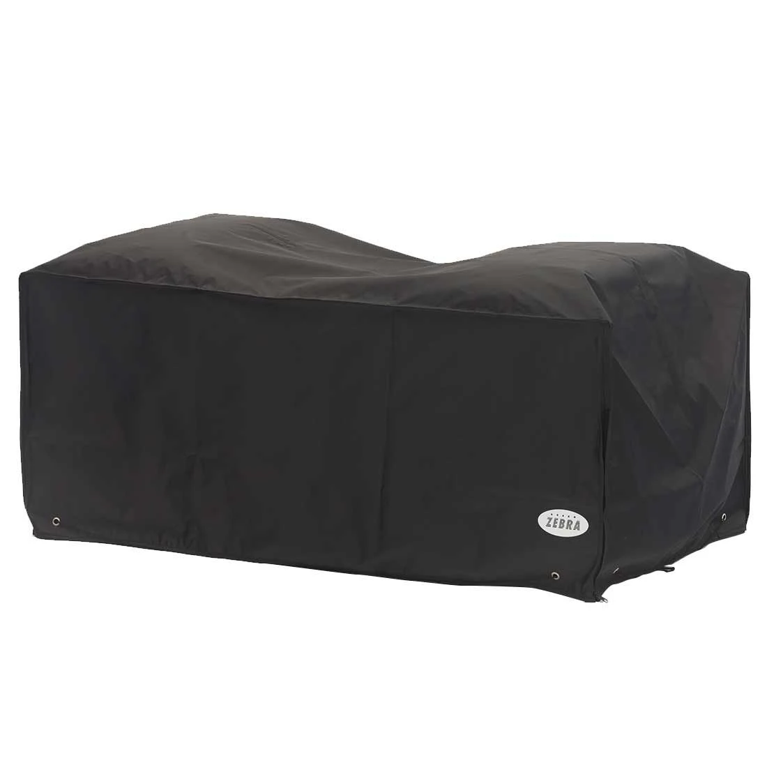 Zebra Cubo Schutzhülle 2-Sitzer 136x77x56cm PVC Gewebe Schwarz 2 Zebra Cubo Schutzhülle 2-Sitzer 136x77x56cm PVC Gewebe Schwarz – Bild 2